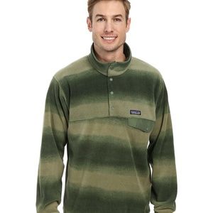 Patagonia Synchilla Snap-T Green Stripe Fleece